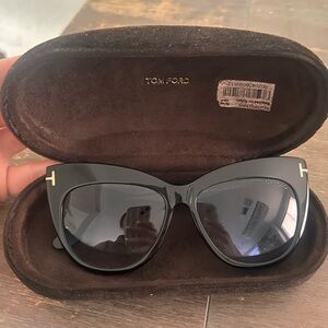 Tom Ford Nika Black Sunglasses with Protective Case